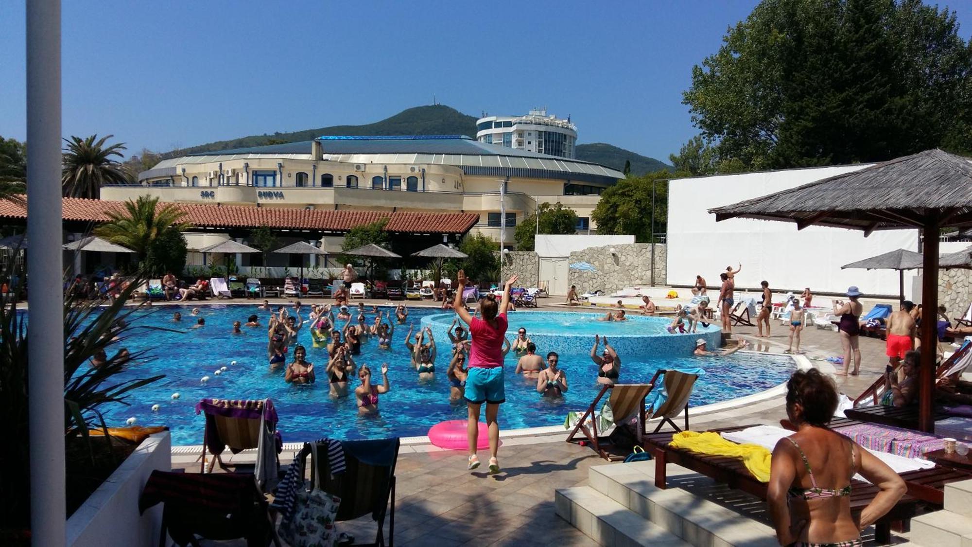 Hotel Slovenska Plaza Standard Budva Buitenkant foto